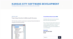 Desktop Screenshot of kansascitysoftwaredevelopment.com
